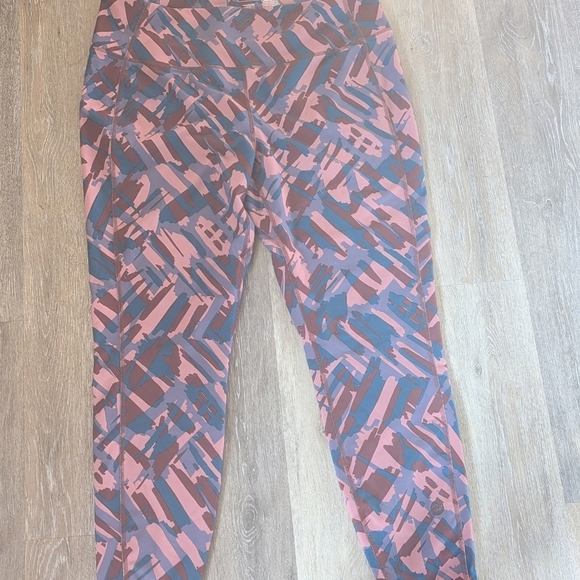 L.L. Bean Pink, Purple, And Teal Leggings - Picture 3 of 3